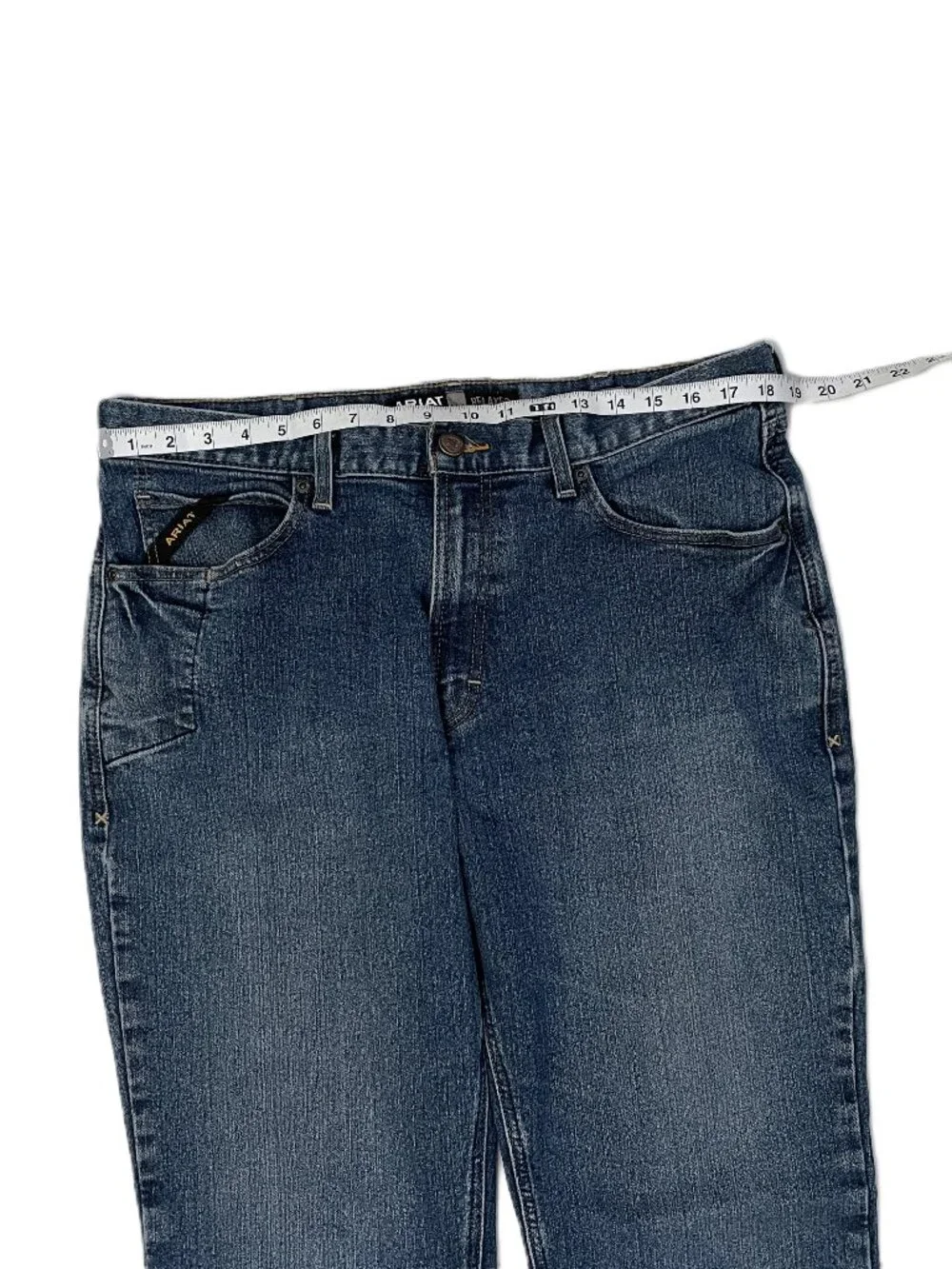 Ariat Rebar M4 Jeans Mens 36x34 Blue Relaxed Bootcut Construction Workwear